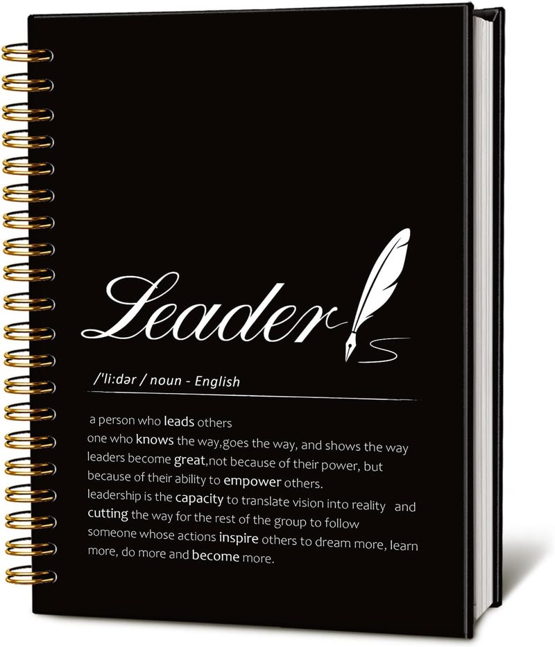 WLIANG LIANHW Appreciation Gift for Leaders, Leader Gifts Notebook, Work Notebooks for Note Taking, Work Journal for Women Men Coworkers,Office Spiral Notebook, 5.5x8.3 Inch - Image 1
